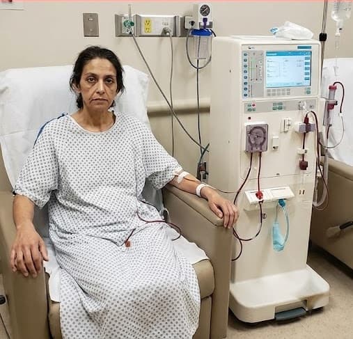 پیوند کلیه before treatment result at IranElaj